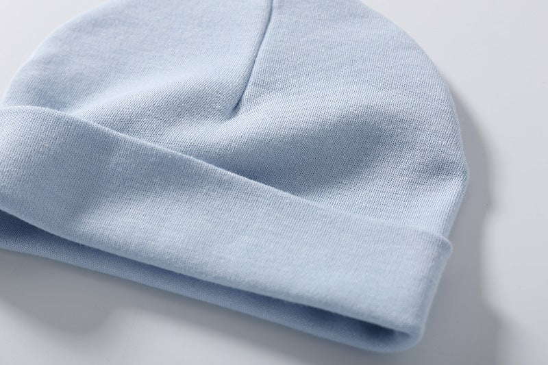 Baby Solid Color Double Dome Hat Tire Cap Thermal Caps