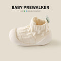Spring and Autumn Baby Unisex Patchwork Jacquard Pattern Toddler Soft-Sole Walking Shoes
